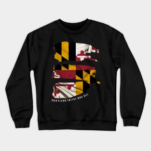 MARYLAND INSIDE AND OUT DESIGN Crewneck Sweatshirt